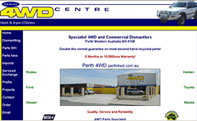 Perth 4WD Centre Website